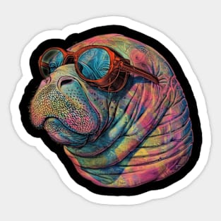 Manatee Maven Sticker